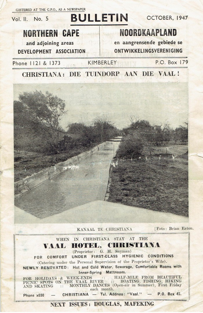 Northern Cape Bulletin, October 1947